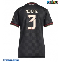 Camisa de Futebol Bayern Munich Kim Min-jae #3 Equipamento Alternativo Mulheres 2025-26 Manga Curta